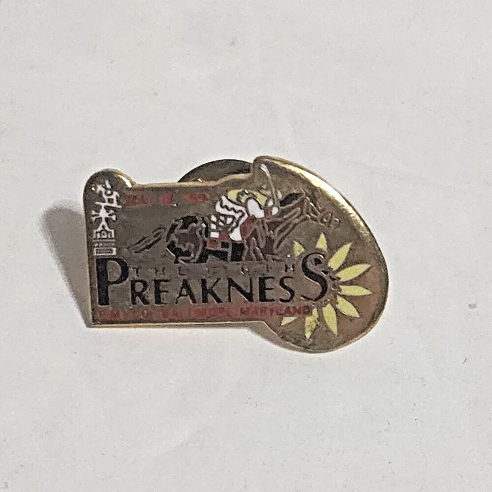 Preakness 116 May 18 1991 Horse Racing Enamel Pin Baltimore Pimlico All Pro